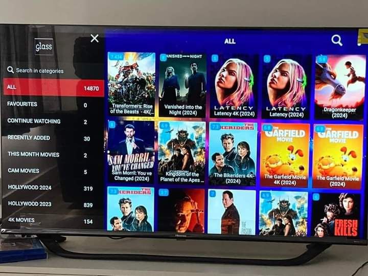 Customer photo Patrick L. enjoying 4K football stream