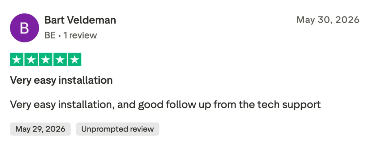Excellent score rating certificate for 4K streaming
